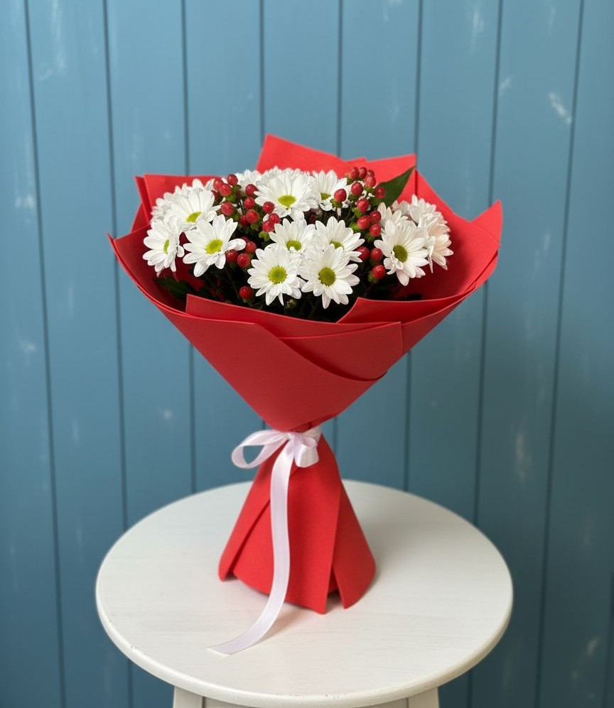 Букет цветов из: Хризантемы в Гремячее