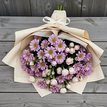Букет цветов из:  Розы и Хризантемы в Гремячее