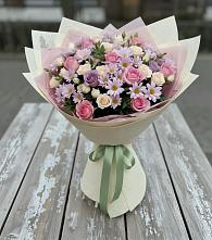 Букет цветов из:  Розы и Хризантемы #REPLACE_PRED# Гремячее