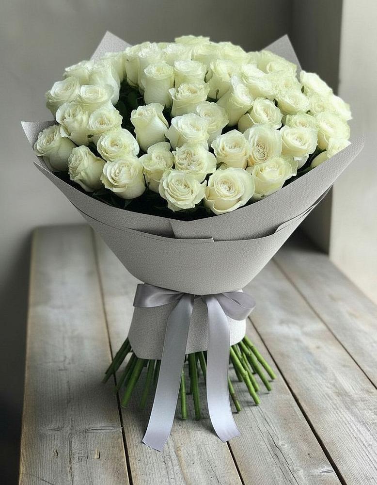 Букет 35 Белых роз в Гремячее