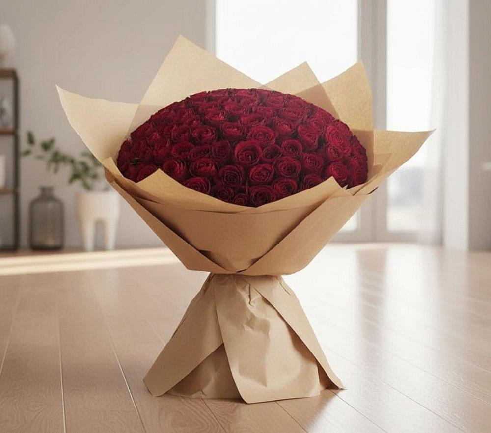 Букет 101 Красная роза в Гремячее