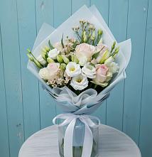 Букет цветов из:  Розы и Лизиантусы в Гремячее