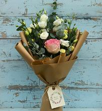 Букет цветов из:  Розы и Лизиантусы в Гремячее